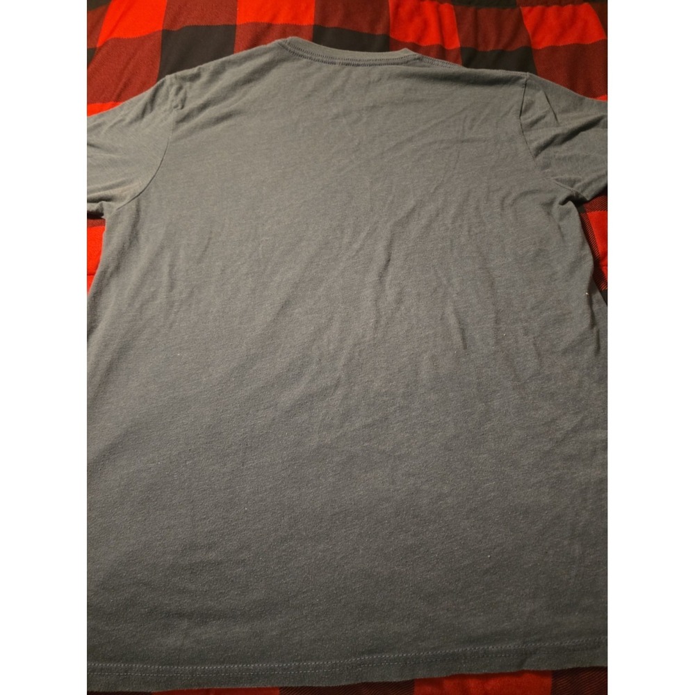Kimes‎ Ranch Mens Tee Shirt Small Kimes Flag Red Blue Patriotic Graphic T-Shirt - Picture 5 of 5